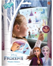 Totum Creative Set - Decoreaza-te cu autocolante de sticla, Frozen 2	