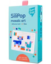 Set creativ Super Petit - Mozaic Silipop, alb