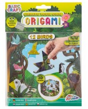 Set creativ Grafix - DIY Origami, 12 păsări