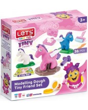 Set creativ cu plastilină Let's - Tiny Friend Pony -1