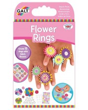 Set creativ Galt Toys - Fa-ti singura inele, flori -1