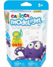 Set creativ Carioca Modelight PlayBox - Caracatita -1