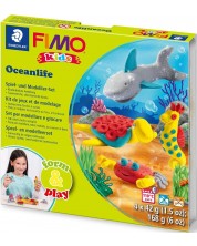 Set lut polimeric Staedtler Fimo Kids - 4 x 42 g, Sea World -1