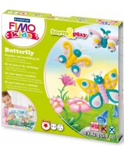 Set lut polimeric Staedtler Fimo Kids - Butterfly, 4 x 42 g -1