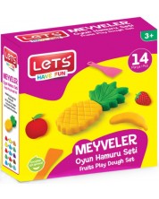 Set creativ cu plastilină Let's - Fruits -1