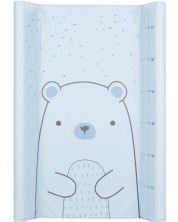 Salteluță tare de înfășat KikkaBoo - Bear with me, Blue, 80 х 50 cm