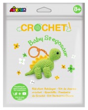 Set creativ Avenir - Împletește breloc, Dinozaur stego bebeluș - imagine 1