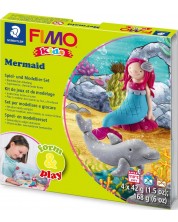 Set lut polimeric Staedtler Fimo Kids - Mermaid, 4 x 42 g -1