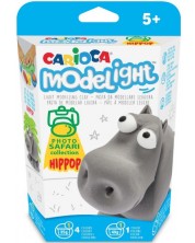 Set creativ Carioca Modelight PlayBox - Hipopotam -1