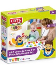 Set creativ cu plastilină Let's - ABC Learn & Have Fun -1