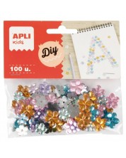 Kit creativ Apli Kids - Flori cu diamante