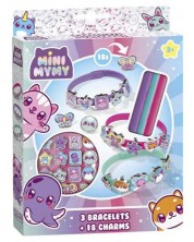 Set creativ Creative Craft Group - Fă-ți brățări, 3 bucăți cu 18 talismane