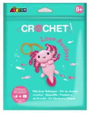Set creativ Avenir - Împletește breloc, Love Axolotl - imagine 1