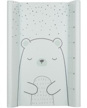 Salteluță tare de înfășat KikkaBoo - Bear with me, Mint, 70 х 50 cm -1