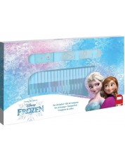 Set creativ Multiprint - Frozen, 3 ștampile și 36 de pixuri