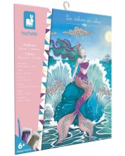 Set creativ Janod - Les Ateliers du Calme, Decorare cu sclipici, Sirene - imagine 1