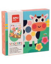 Set creativ cu autocolante Apli Kids – La fermă