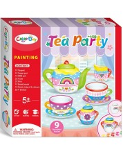 Set creativ Color Day - Vopsește-ți propria servietă de ceai ceramică -1