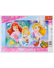 Puzzle Trefl de 15 piese - Printese zambitoare - Ozone.ro Puzzle Trefl de 15 piese - Printese zambitoare