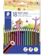 Creioane colorate Staedtler Noris Colour 185 - 18 culori -1