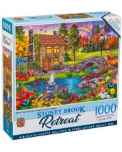 Puzzle Master Pieces din 1000 de piese - Stoney Brook Cottage -1