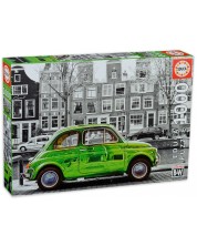 Puzzle Educa de 1000 piese - Masina in Amsterdam