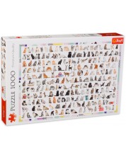 Puzzle Trefl de 1000 piese - 208 Pisici