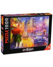 Puzzle Anatolian din 1000 de piese - Paris noaptea, Lilia -1