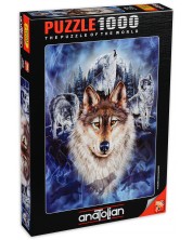 Puzzle Anatolian de 1000 piese - Haita de lupi, Stephen Gardner