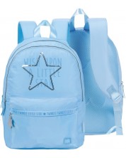 Rucsac școlar Marshmallow - Little Star, 2 compartimente, albastru -1