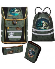 Set școlar Cool Pack The Mandalorian - Ghiozdan, două penare și sac de sport -1