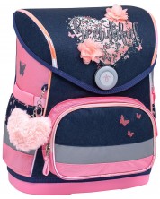 Rucsac-cutie școală Belmil Classic - Beautiful Flowers, 1 compartiment