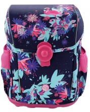 Rucsac ergonomic studențesc Kaos - Tropic Night, cu capac