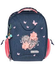 Rucsac școlar Belmil - Beautiful Flowers, 1 compartiment, 22 l