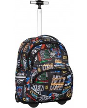 Rucsac școlar pe roți Cool Pack Starr School Backpack on Wheels - Big City, 27 l -1