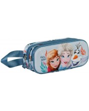 Penar școlar Karactermania Frozen 2 - Nature 3D, 2 fermoare