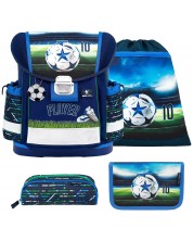 Set școlar Belmil - Player,  Ghiozdan doua penare, sac -1