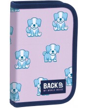 Penar scolar cu ustensile Derform BackUp - Puppy, 1 fermoar 