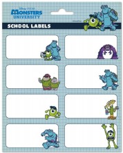 Etichete scolare Grupo Erik - Pixar Monsters, 16 buc