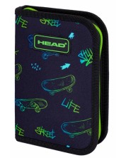 Penar școlar Astra Head - Skate Life, cu 1 fermoar -1