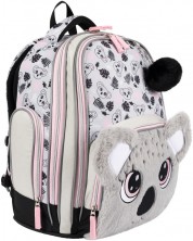 Ghiozdan scolar ergonomic Bambino Premium Koala - Cu 2 compartimente -1