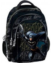 Ghiozdan școlar Graffiti Batman - Black, 2 comartimente