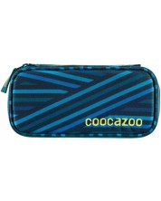 Coocazoo Zebra Stripe Blue Schoolbag - Cu partiție interioară