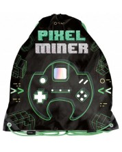 Geantă de sport școlară Paso Pixel Miner -1
