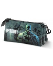 Penar școlar Karactermania Batman - Fan, Arkham, cu 3 compartimente -1