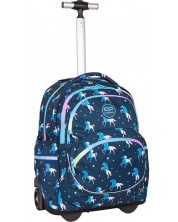 Ghiozdan școlar pe roți Cool Pack Starr - Blue Unicorn, 27 l -1