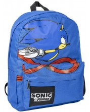 Rucsac școlar Cerda Sonic - Prime, albastru deschis
