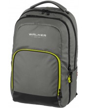 Ghiozdan școlar Walker College - Steel Grey, 2 compartimente -1