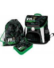Set școlarLizzy Card VR Gamer - Rucsac, geantă de sport și penar -1