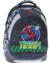 Rucsac școlar Play Spider-Man - Maxx Thwip, cu 3 compartimente